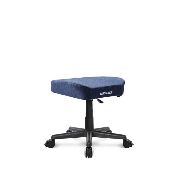 AKRacing｜エーケーレーシング ゲーミングチェアオプション フットレスト W515xD440xH420～505mm Footrest Denim FOOTREST-DENIM