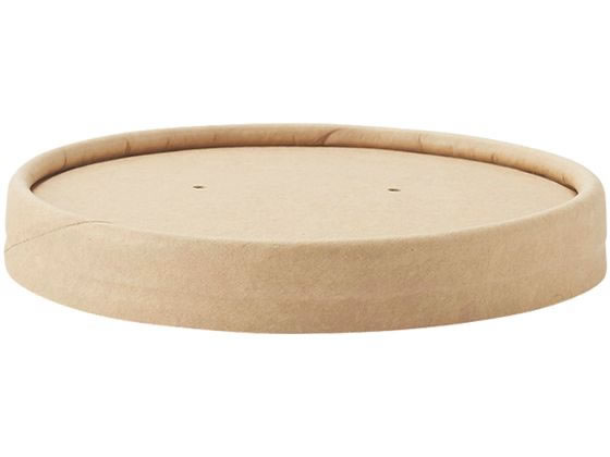 シモジマ 食品容器 未晒フードカップ 専用フタ 深型 460ml用 4500007