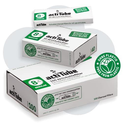 actiTube TUNE 活性炭フィルター レギュラーサイズ 8mm 100個入