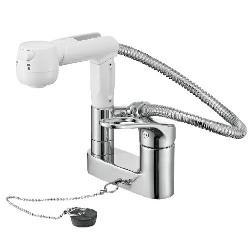 楽天市場】SANEI SANEI シングルスプレー混合栓洗髪用 K37610EJV