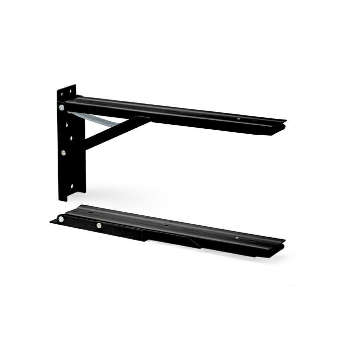 TANNER 田邊金属工業所・和合商事 4949541107006 大型折りたたみ式棚受 カウンターキッチン アイロン台 作業テーブル ワンタッチ 折り畳み アイアン 棚受け金具 ジャンボ 450ミリ