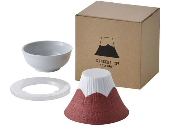 燦セラ COFIL Fuji セラミックコーヒーフィルター 赤 159130