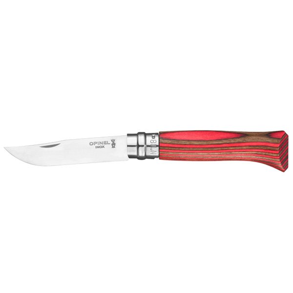 OPINEL オピネル OPINEL ラミネーテッドバーチNo.8 刃渡り約85mm レッド 41816