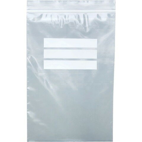 TRUSCO チャック付ポリ袋(白枠付) 0.04mm厚 170x120mm TCBW-F-4A-TM