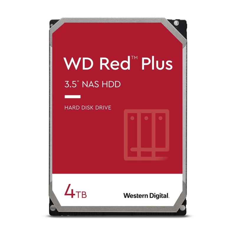 Western Digital ウエスタンデジタル 内蔵 HDD WD Red Plus 4TB NAS RAID CMR 3.5インチ WD40EFPX-EC