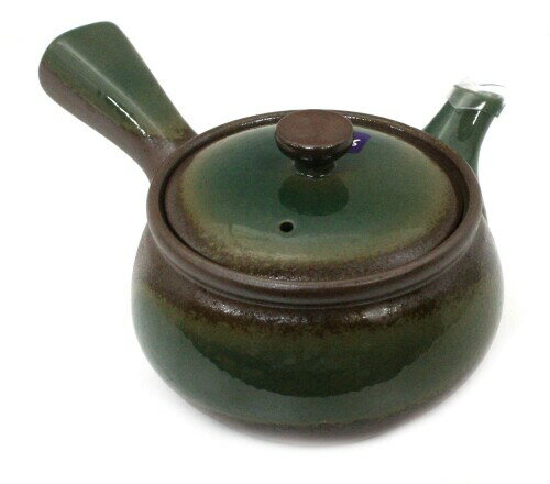 久村陶器 Hisamuratouki 急須 茶 300ml 萬古焼 カゴ網 丸碗織部 7178