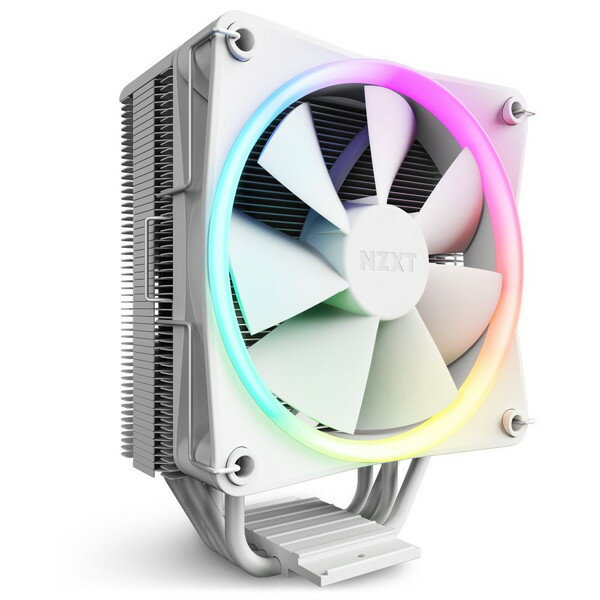 NZXT｜エヌゼットエックスティー CPUクーラー 120mmファン LGA1700/115x/1200・AM4/AM5 T120 RGB ホワイト RC-TR120-W1
