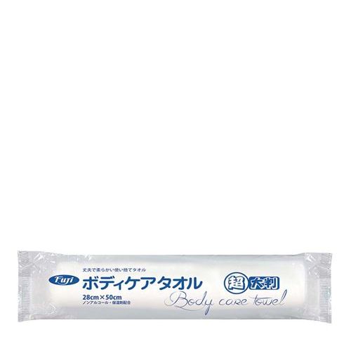 FUJI フジ ボディケアタオル 超大判 丸型 （2000本） からだふき ウェットタオル 肌にやさしい まとめ買い（1枚あたり12.4円） 20235 CHO