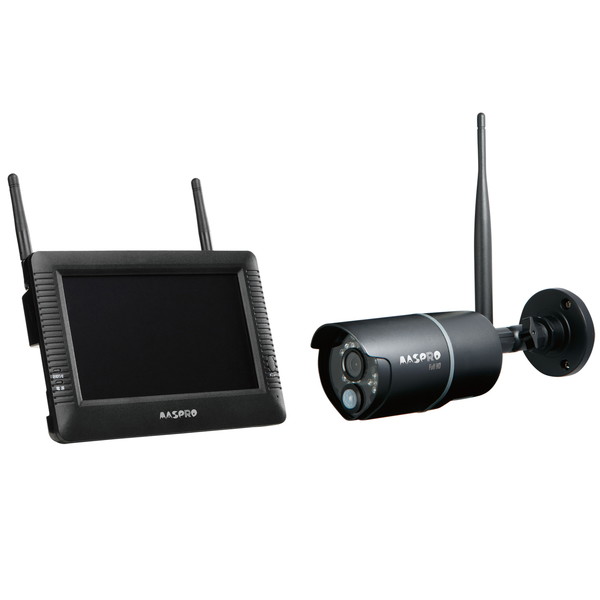 楽天市場】朝日電器 ELPA ワイヤレス防犯カメラ/モニターセット