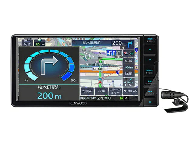 楽天市場】JVCケンウッド KENWOOD 彩速ナビ Bluetooth内蔵 MDV-D309BTW