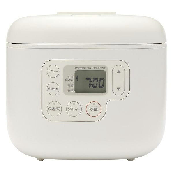 しゃもじ置き付き炊飯器 3合 MJ‐RC3A3 無印良品