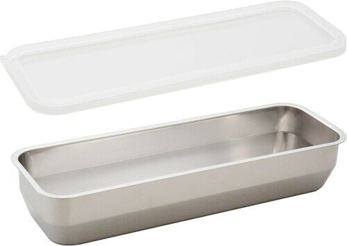 アーネスト Arnest お料理はかどる蓋付き角バット1/2スリム A-77674