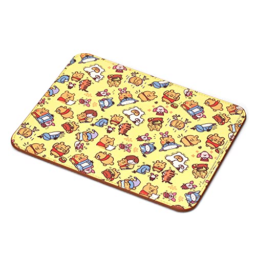 PGA｜ピージーエー マウスパッド 200x153x5mm Disney カナヘイ画 くまのプーさん PG-DKMPD02POO