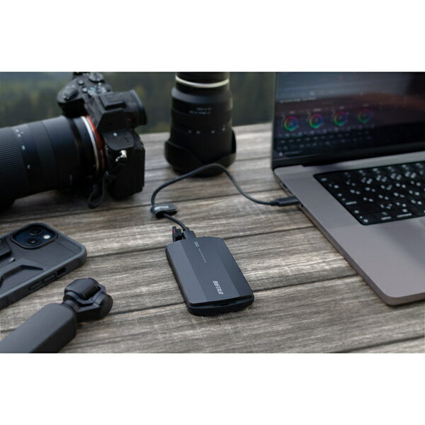 BUFFALO 外付けSSD SSD-PHP1.0U3-BA