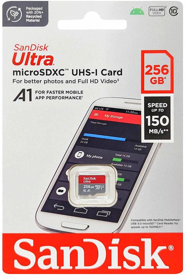 サンディスク Ultra MicroSDXC 256GB SDSQUAC-256G-GN6MN