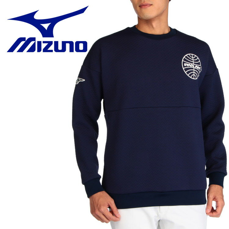 mizuno GOLF＞PAN AMスウェット＞ミズノ パンナム mizuno GOLF＞PAN AMスウェット＞ミズノ パンナム 旅の楽しさと