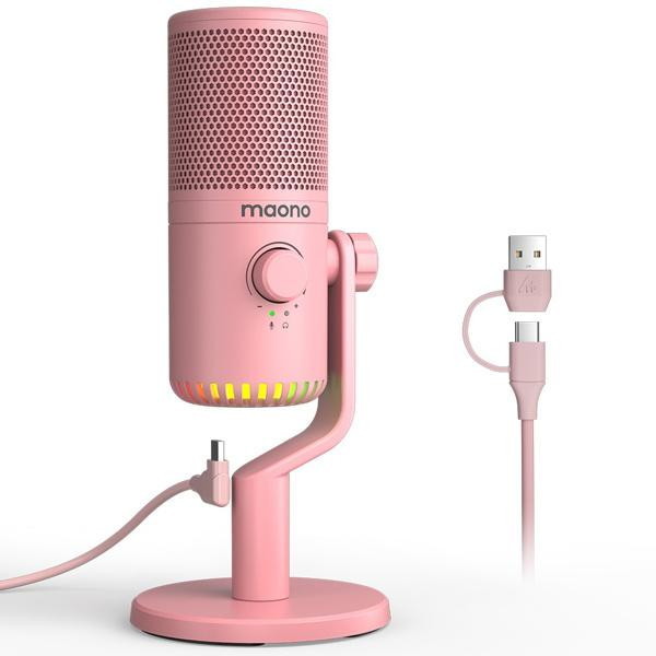 Maono USBマイク DM30シリーズ ピンク DM30PINK