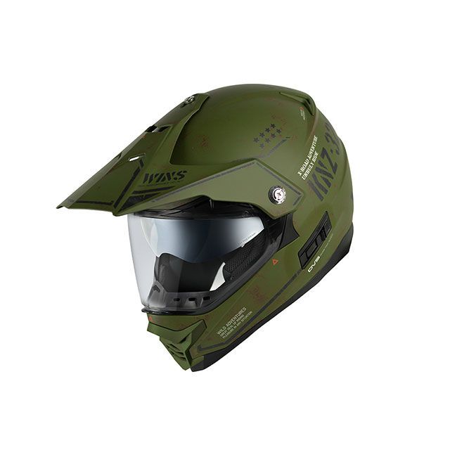 WINS X-ROAD2 マットカモグレー　モトクロスヘルメット　サイズXL 数量限定】X-ROAD FREE RIDE マットカモグレー（エックス