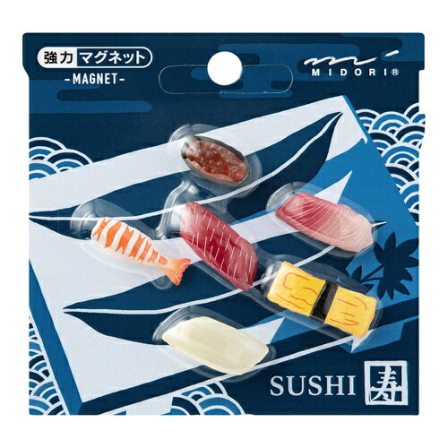 ミニマグネット6入 寿司柄B 49885