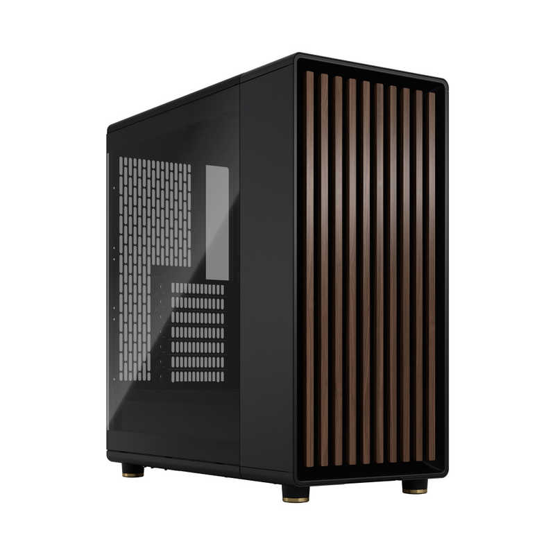 FRACTAL DESIGN フラクタルデザイン PCケース ATX /Micro /Mini-ITX North Charcoal Black TG Dark ブラック FD-C-NOR1C-02