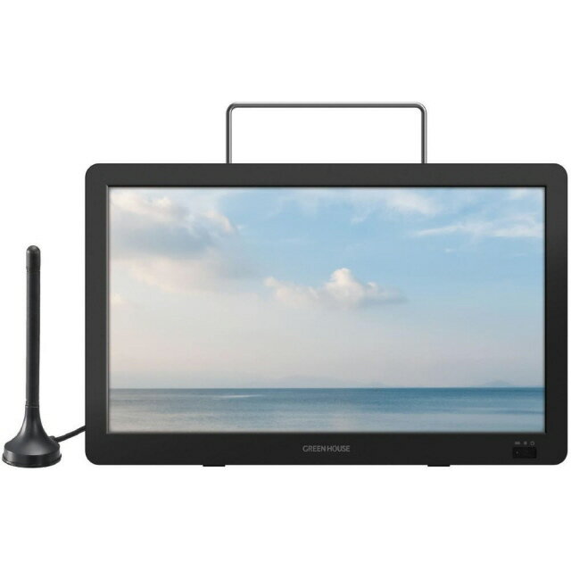 TEES 14型ポータブルTV　PTV-140-BK 14V型 ポータブルテレビ ブラック PTV-140-BK:ビックカメラ通販