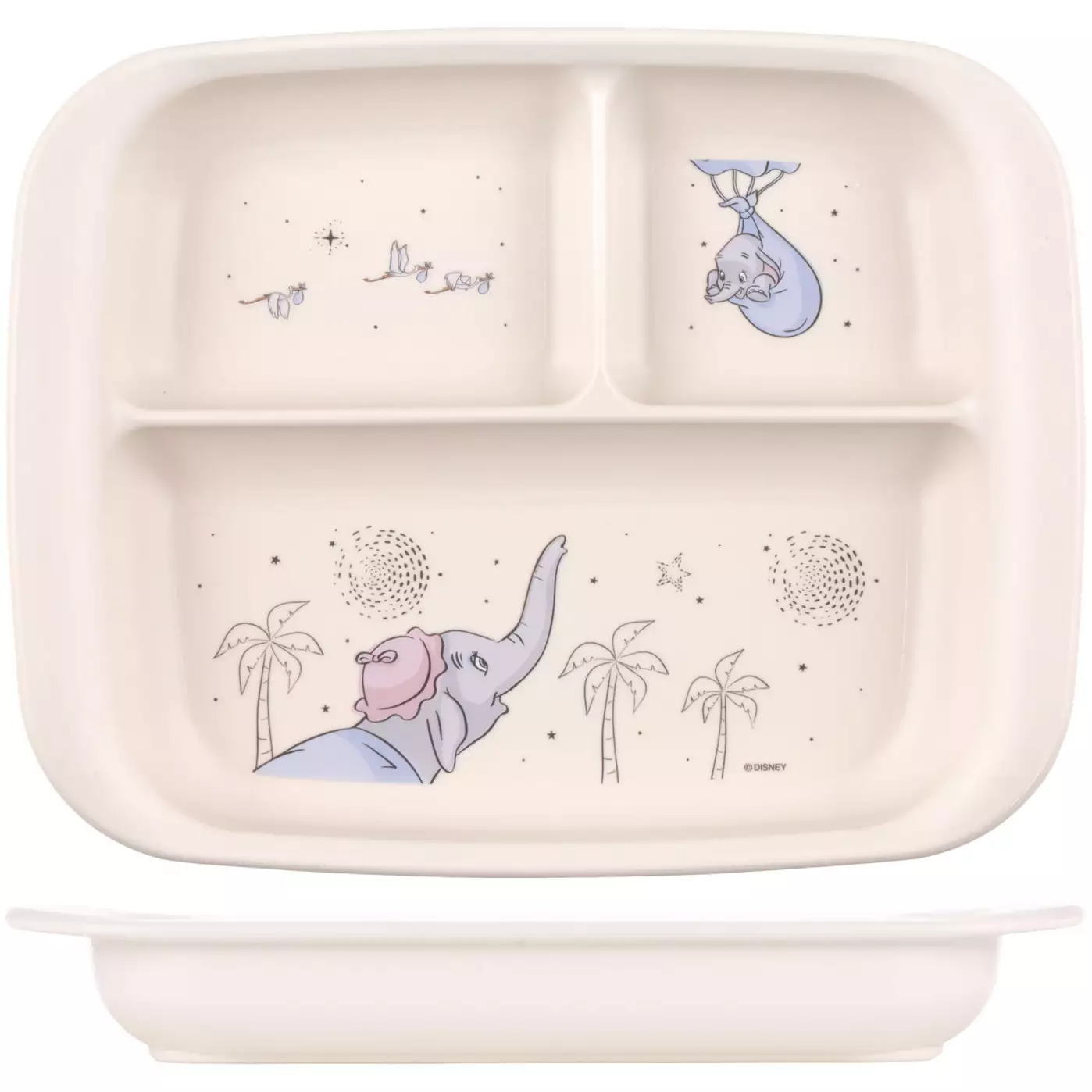 Skater｜スケーター ベビー用PP製ランチプレート ダンボ XP7AG