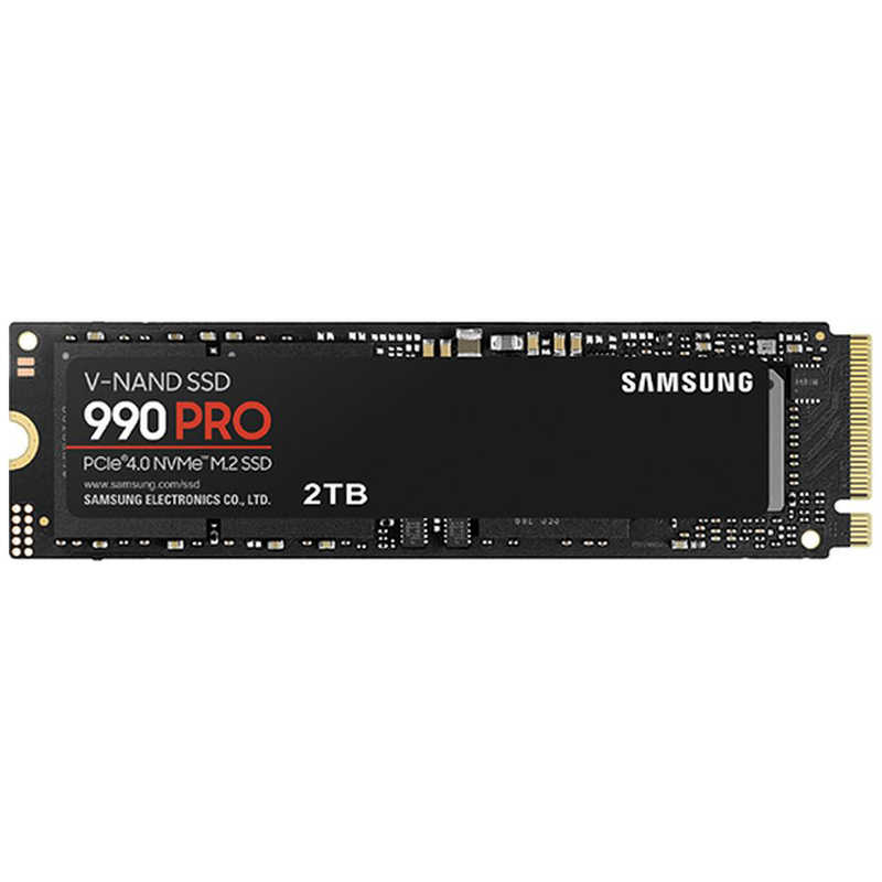 Samsung 内蔵SSD PCI-Express接続 M．2 2TB 990 PRO MZ-V9P2T0B-IT