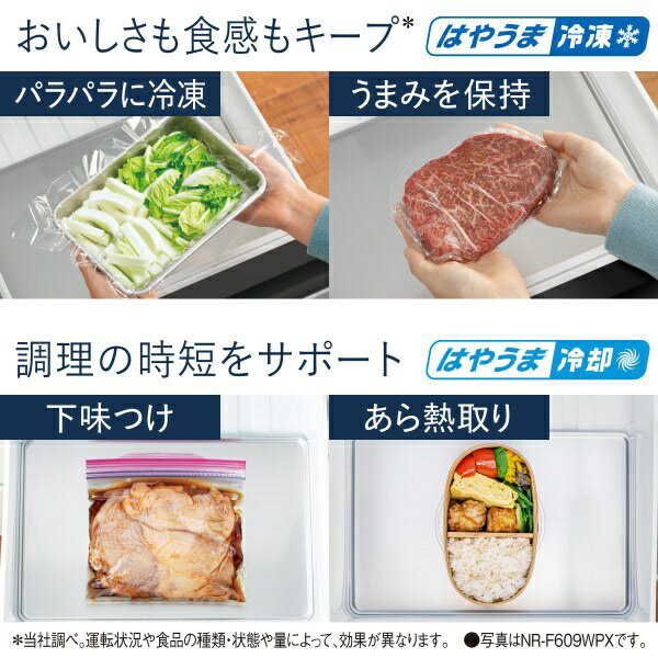 Panasonic 475L 6ドア冷蔵庫 NR-F489HPX-N