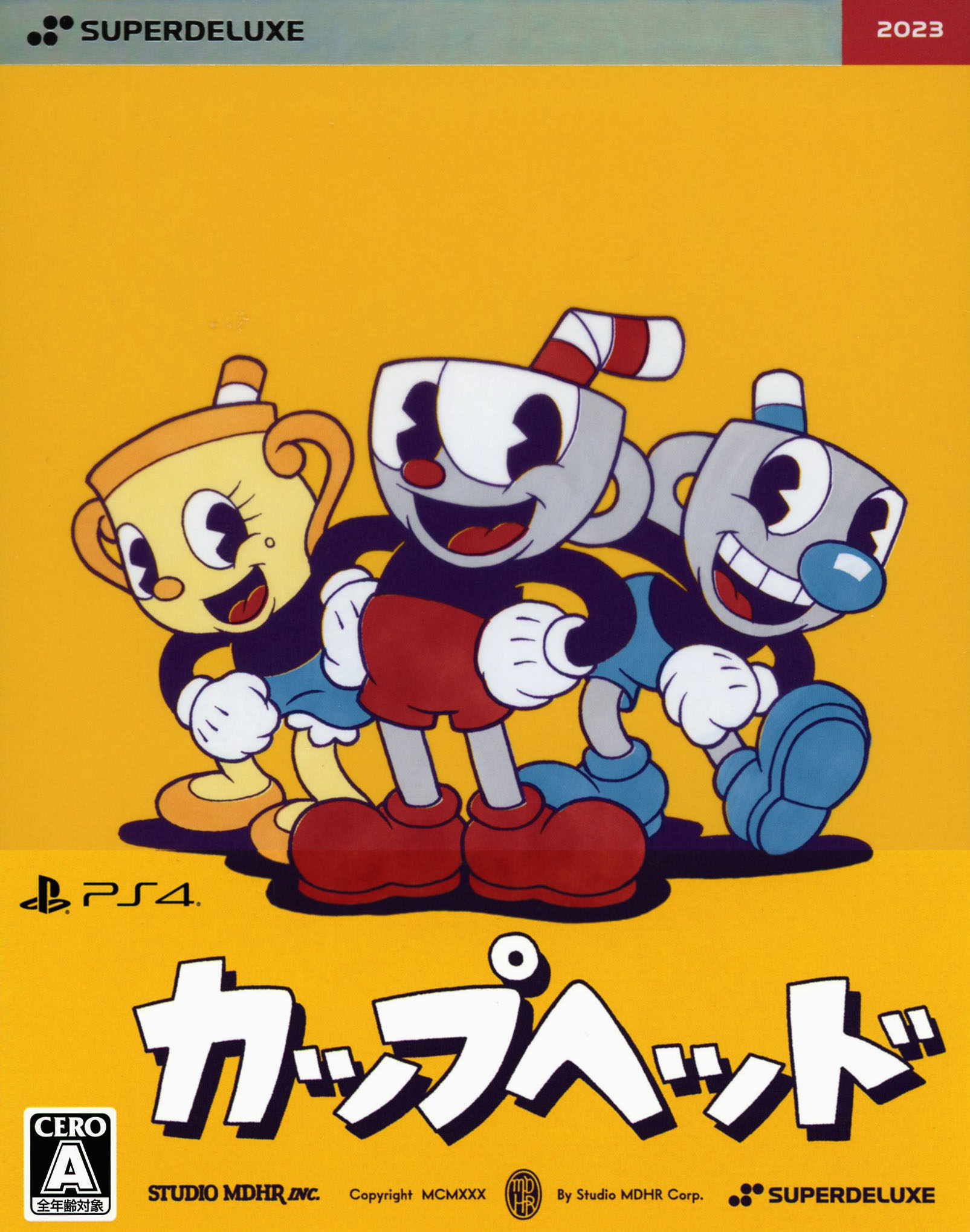 Cupheadのパッケージ画像