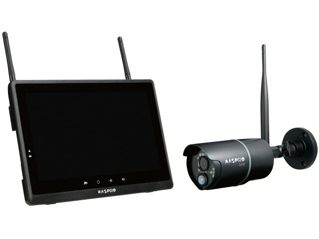 楽天市場】朝日電器 ELPA ワイヤレス防犯カメラ/モニターセット CMS