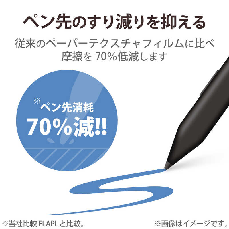 エレコム Surface Pro 9 13インチ 2022年用 フィルム ペーパーライク ケント紙タイプ(1枚)