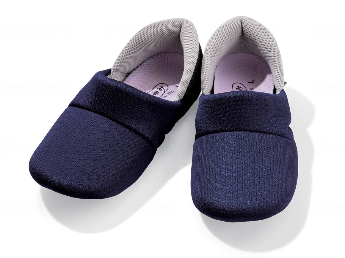 徳武産業 かかとスポッとネイビー3Lサイズ両足