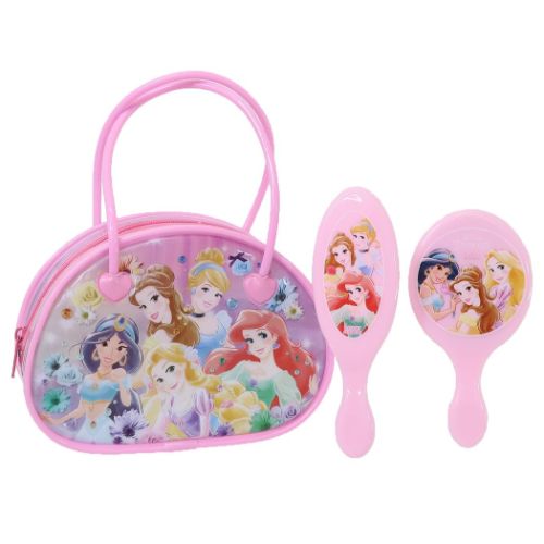 ちはる　ディズニー　ヘアブラシ、ミラーセット 楽天市場】粧美堂 おでかけセット ヘアブラシ ＆ ミラー ＜ディズニー