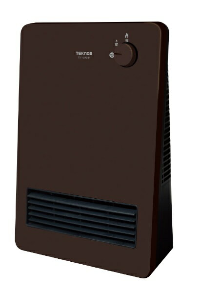 TEKNOS TS-125(W)  ファンヒーター TEKNOS セラミックヒーター 1200W 600W 切替 転倒防止機能 電気