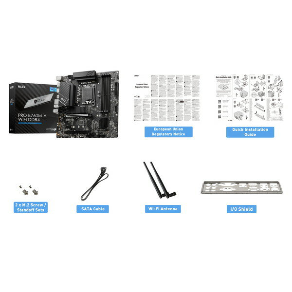 MSI PRO B760M-A WIFI DDR4 マザーボード