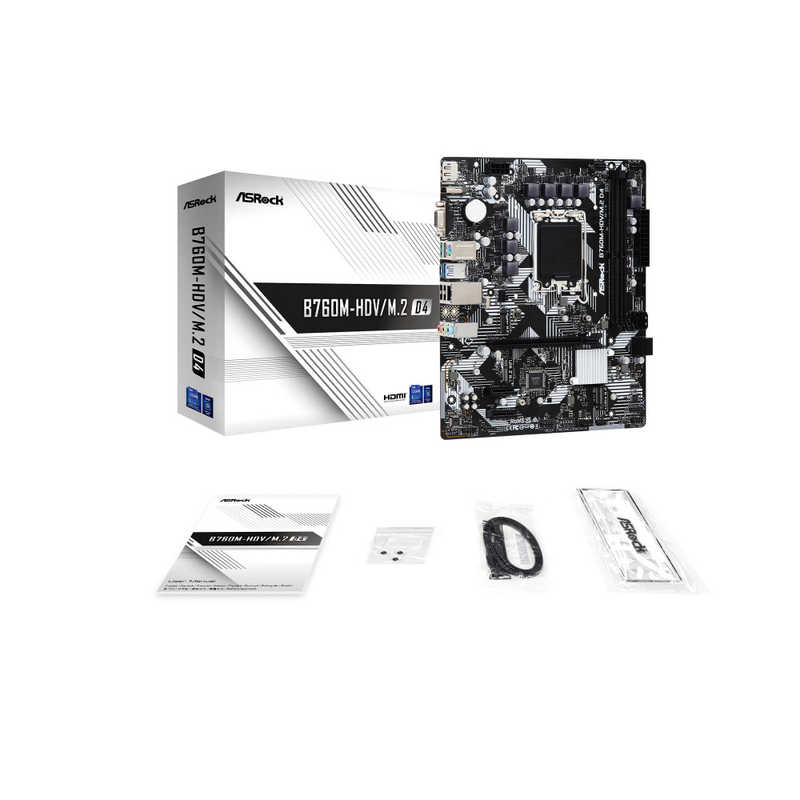 ASRock マザーボード B760M-HDV/M.2 D4