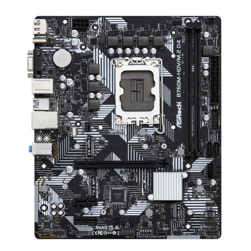ASRock マザーボード B760M-HDV/M.2 D4
