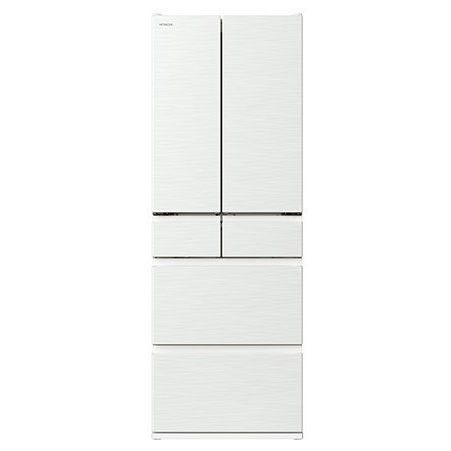 HITACHI 485L 6ドア冷蔵庫 R-HWC49T(W)