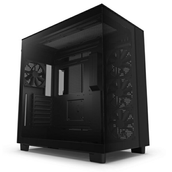 NZXT PCケース ATX /Micro /Mini-ITX H9 Flow ブラック CM-H91FB-01
