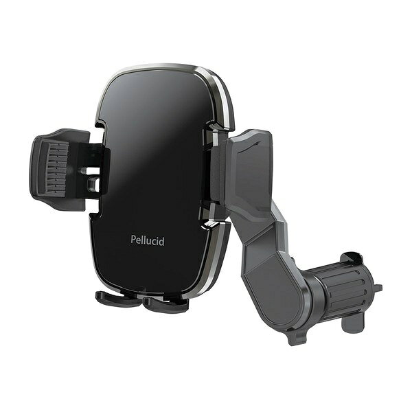 ペルシード｜Pellucid PPH2210 車内用品 スマホホルダー コードレス自動開閉スマホホルダー エアコン吹き出し口固定タイプ 対応サイズ： 幅 ：約55～88mm 厚み…