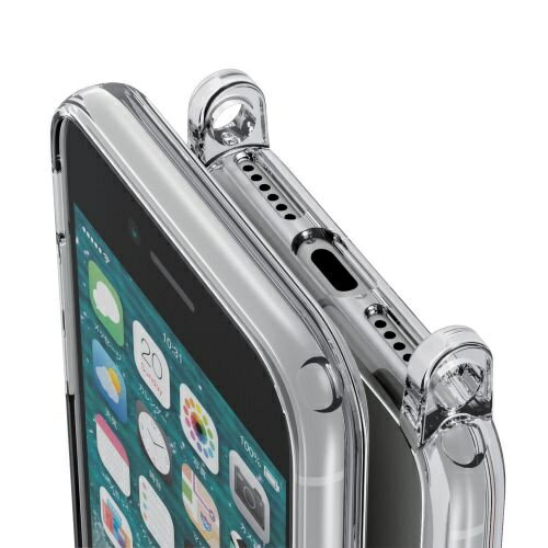 エレコム iPhone SE 第3世代／SE 第2世代／8／7用ケース ハイブリッド クリア(1個)