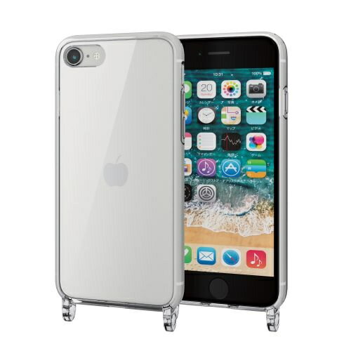 エレコム iPhone SE 第3世代／SE 第2世代／8／7用ケース ハイブリッド クリア(1個)