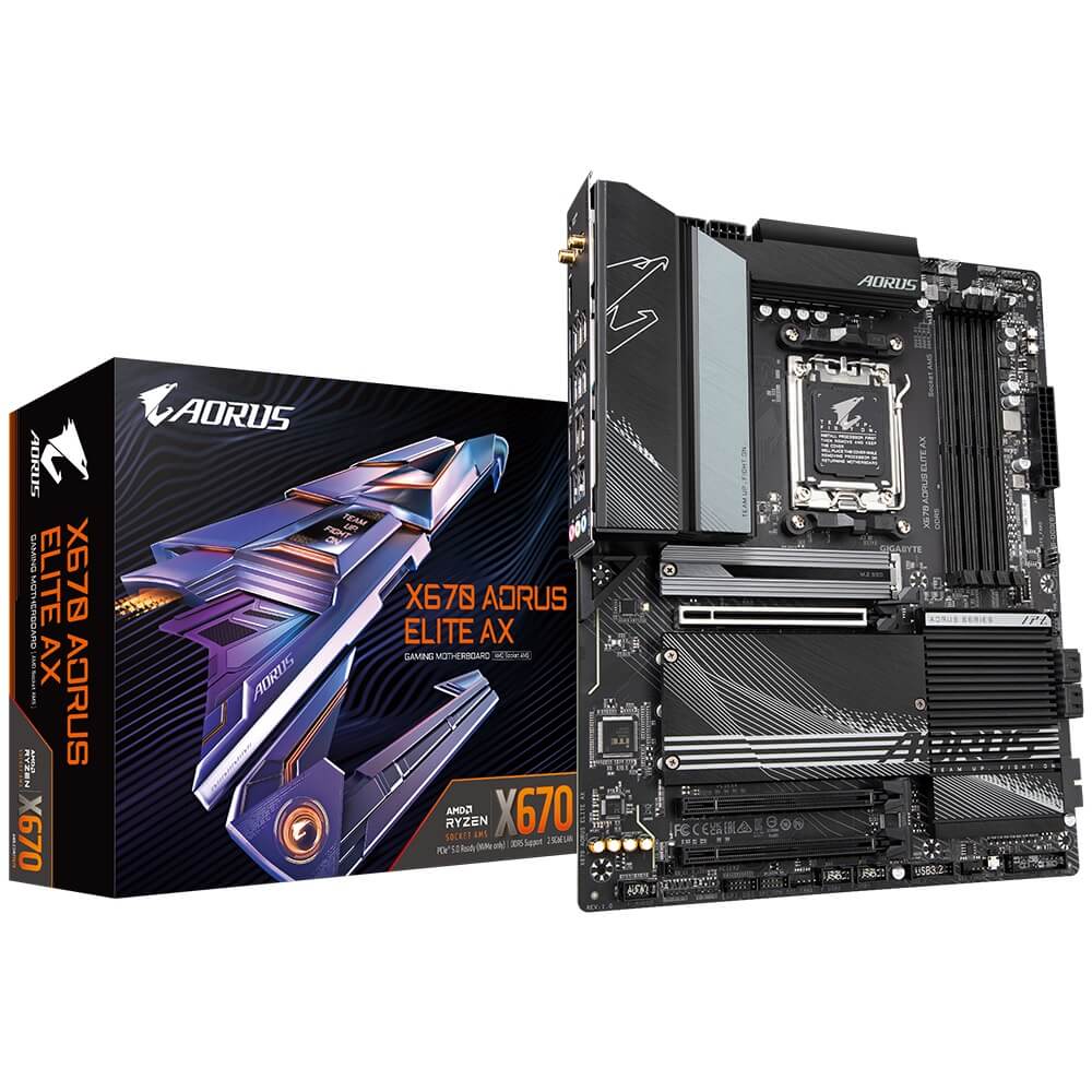 GIGABYTE｜ギガバイト マザーボード X670 AORUS ELITE AX ATX /Socket AM5