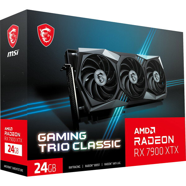 楽天市場】MSI Radeon RX 7900 XTX GAMING TRIO CLASSIC 24G