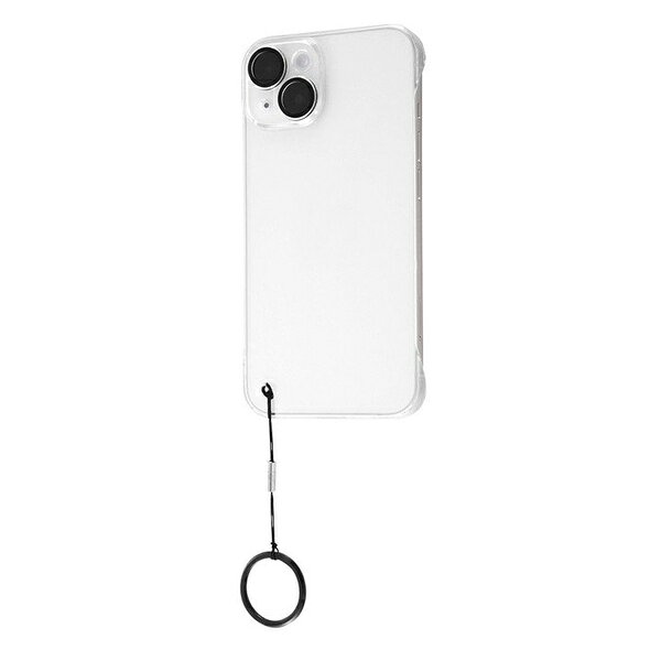 イングレム｜Ingrem iPhone 14 超軽量 ハードケース ウルトラライト リングストラップ付/ クリア IN-P40PFC7/CM