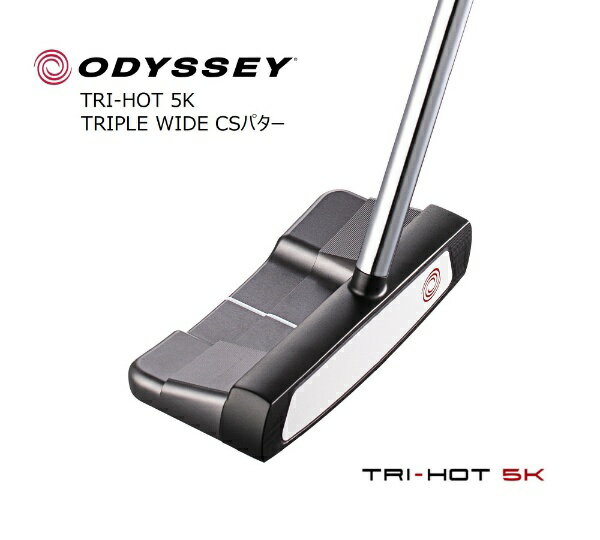 TRI-BEAM DOUBLE WIDE CS 34インチ Odyssey TRI-BEAM RED DOUBLE WIDE Putter 34in STROKE LAB 70C