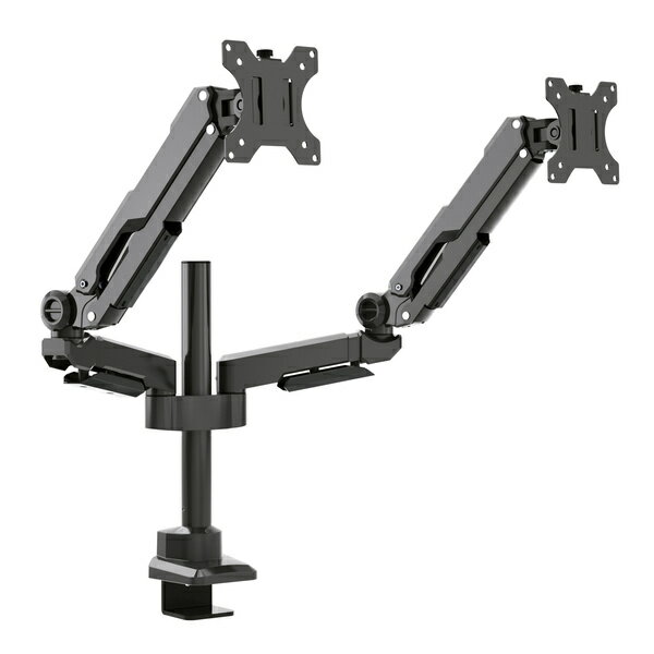 ARCHISS モニターアーム 2画面 /17～32インチ ガススプリング式 Monitor Arm Basic ブラック AS-MABG03D