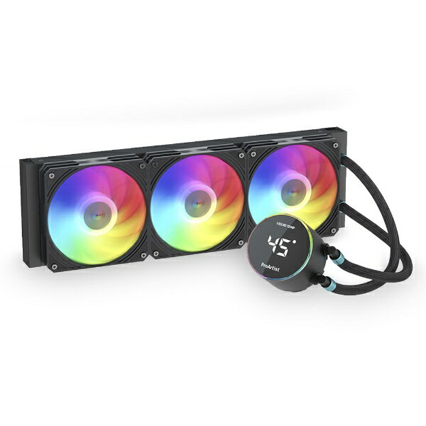 ProArtist｜プロアーティスト 水冷CPUクーラー 120mmファンx3 LGA1200/1700/1851・AM4/AM5 GRATIFY AIO5 ブラック AIO5-BK