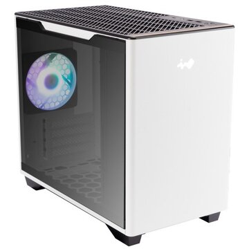 INWIN PCケース Micro ATX /Mini-ITX A3 ホワイト IW-CS-A3WHI-1AM120S