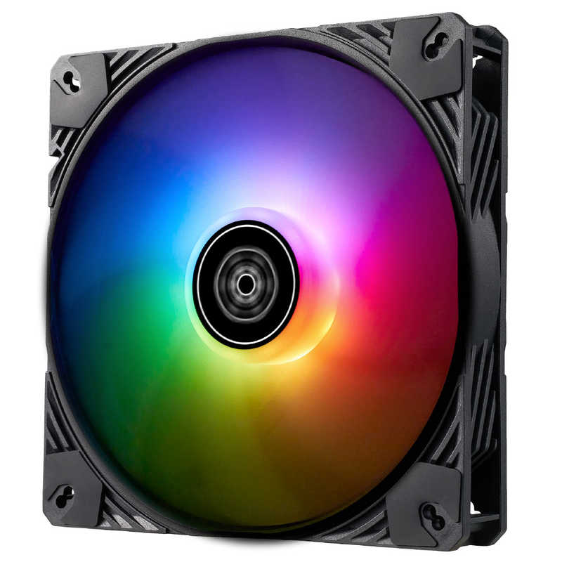 Silver Stone ケースファン 140mm /2200RPM Shark Force 140 ARGB ブラック SST-SF140B-ARGB